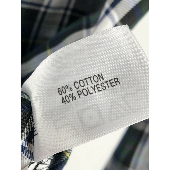 Orvis Dark Green Plaid Button Down Shirt Size 8 - Picture 6 of 7